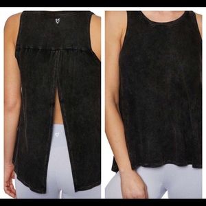 Betsey Johnson Open Back Tank Black, Med 8/10 NWT